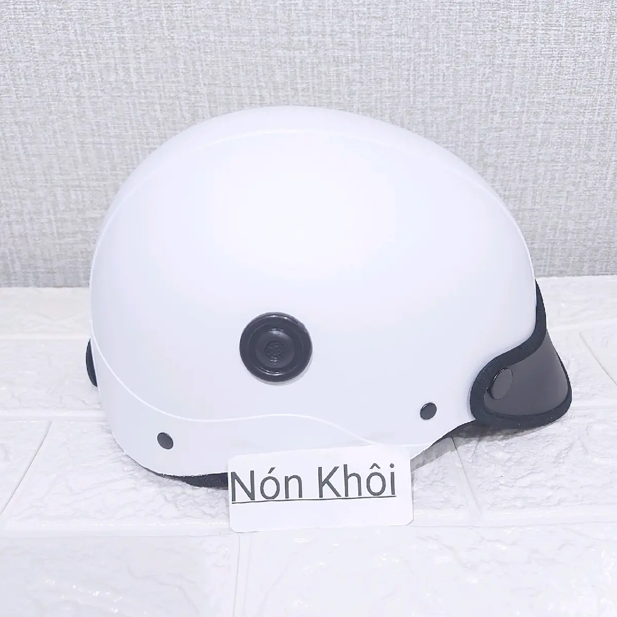 (LOẠI ĐẸP) 1 Nón bảo hiểm nửa đầu thông gió hai bên, nhiều màu.
