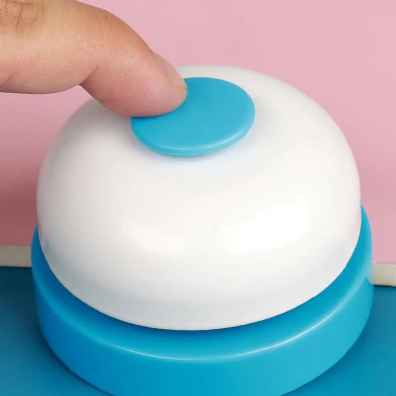 Product Introduction of 1Pc Stainless Steel Hand Pressing Service Bell Answer Bell Reception Desk Bell Ring Table Pet Bell For Restaurant Kitchen Bar 18