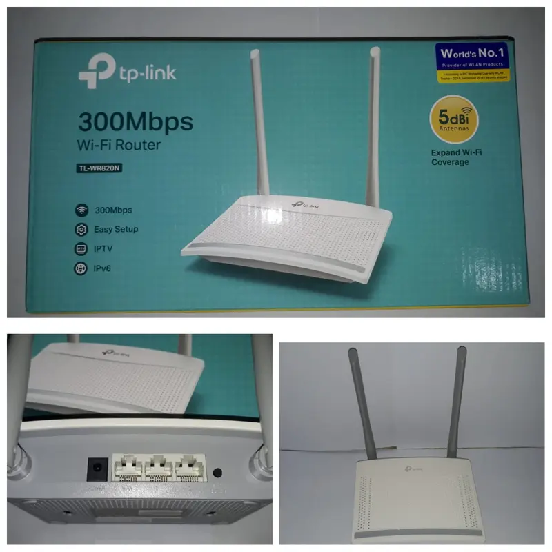 TP-LINK ROUTER WR820N 2 ANTENA 3