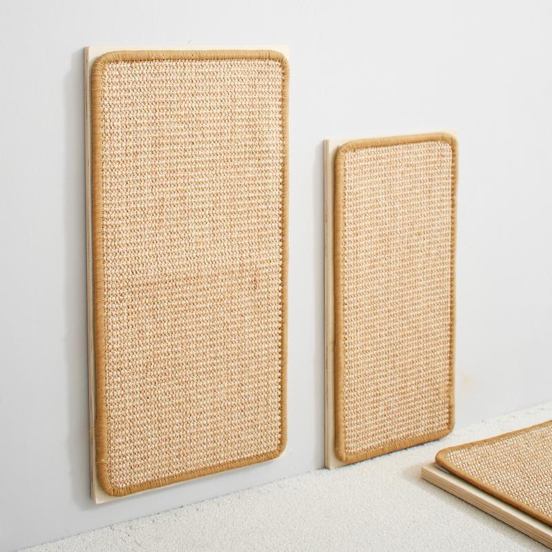 Stickable Cat Scratching Mat, Non-slip Sisal Rope Cat Scratcher Toy, Cat Scratcher Pad, Home Pet Natural Furniture Accessories 5
