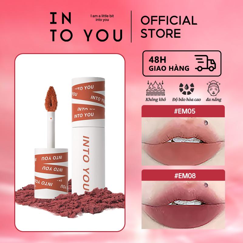 INTO YOU Son Bùn Nữ Chính Mờ không dính cốc Trang Điểm Mỹ Phẩm 2g