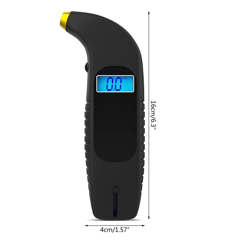 Product Introduction of 【Ready Stock】 Upgrgaded Digital Tire Pressure Gauge 150PSI 4 Settings for Car Truck Bicycles with Back Light Non-Slip Grip Car Part 0