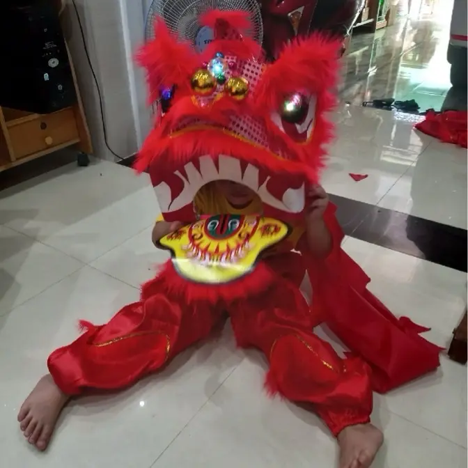 Quần lân cho bé 5-8 tuổi chơi hàng tự nhà làm siêu đẹp 4
