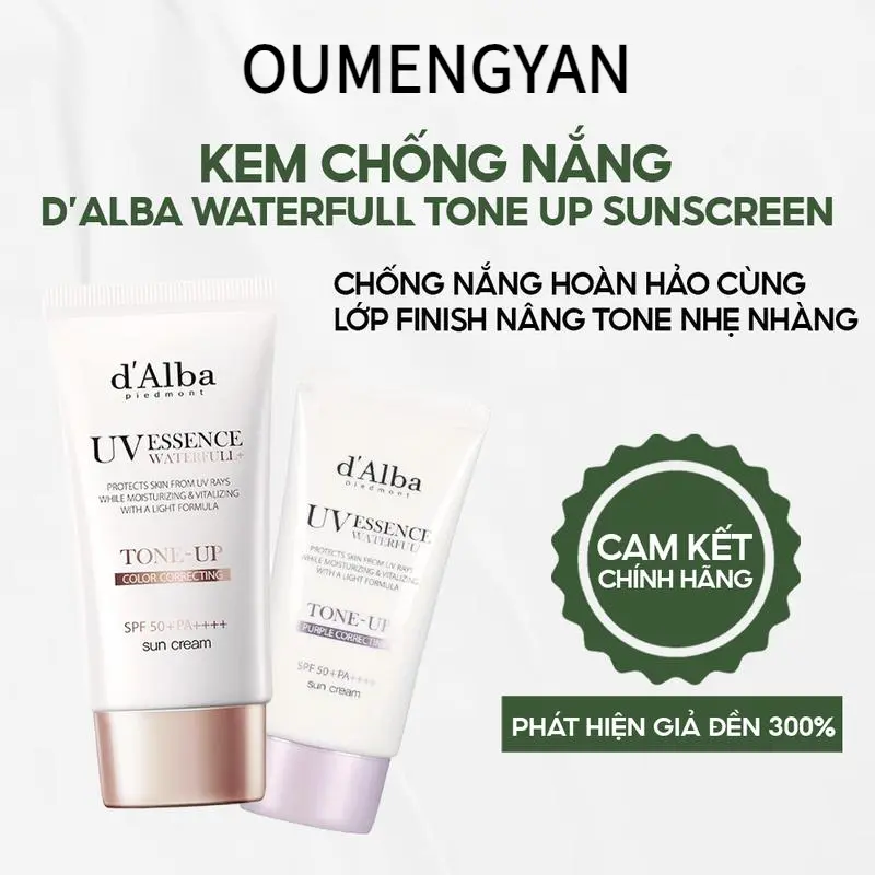 Kem Chống Nắng Tone Up Waterful, d'Alba, 50ML,  kem  chống  nắng  kem  chống  nắng   chống  nắng   chống  nắng  kem  chống  nắng kem  chống  nắng    kem  chống  nắng kem  chống  nắng  kem  chống  nắng  tông kem  chống  nắng  da  nhạy  cảm Kem Chống Nắng