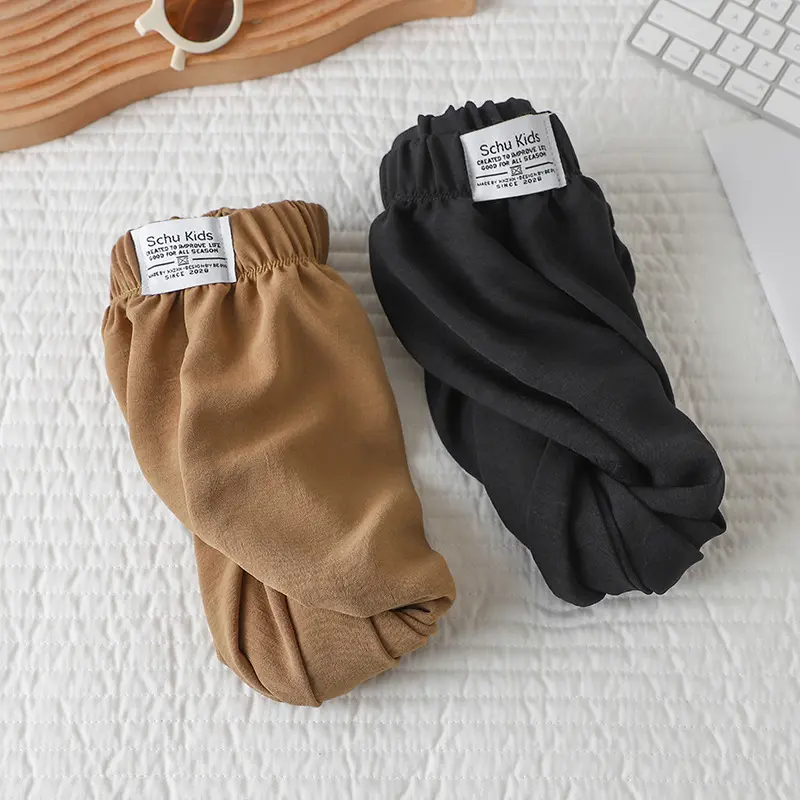 New Trousers Anti Mosquito Pants Summer Children's Trousers Thin Boys Girls' Wide-Leg Pants Baggy Pants Baby outside 3