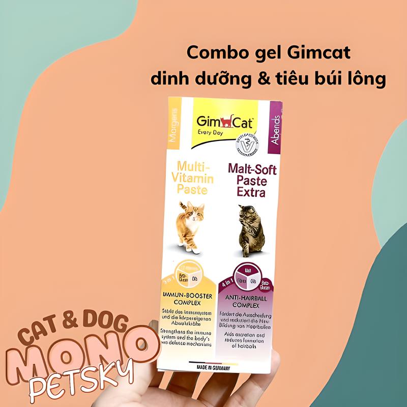 Gel Gimcat hỗ trợ tiêu búi lông và bổ sung dinh dưỡng cho mèo (50gr)