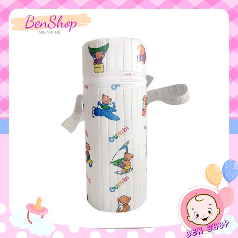 Bình ủ sữa Gumbi cổ rộng cho bé - Giữ ấm sữa, tiện dụng và an toàn