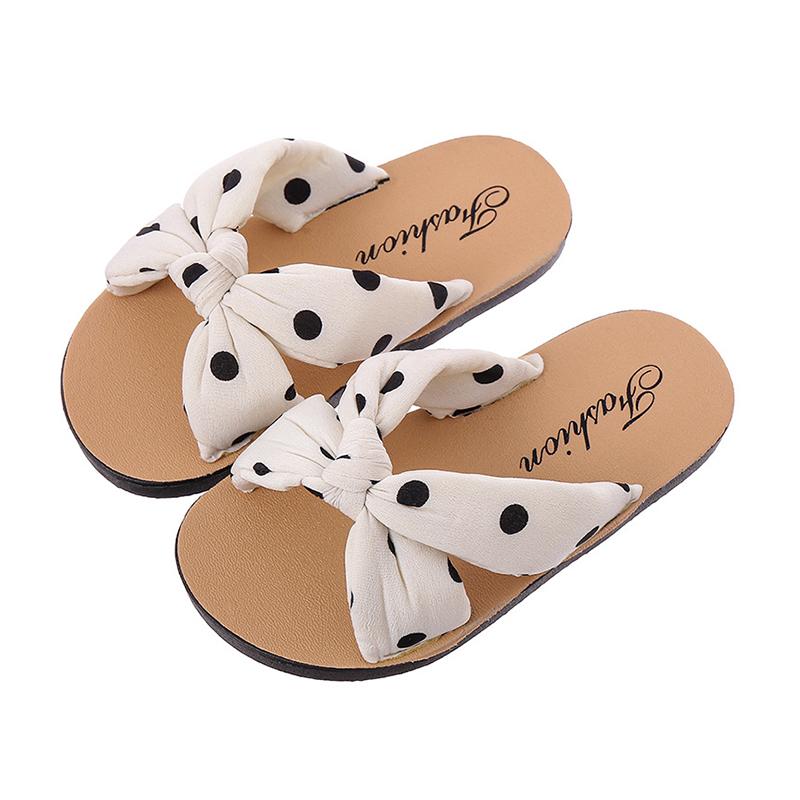 Product Introduction of Kids Girls Slippers Soft Sole Non-slip Bohemian Toddler Princess Slide Sandals Summer Beach Baby Shoes 45