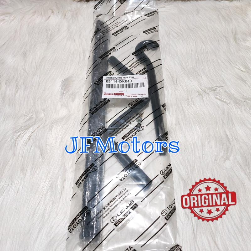 Kunci Gagang Tongkat Tangkai Dongkrak Cadangan Serap Toyota Kijang Innova Fortuner Komplit 4Pc Original Ban Baut 4
