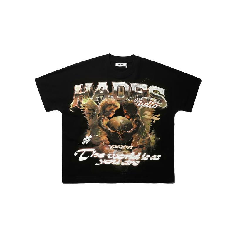  HADES GUARDIAN ANGEL TEE COTTON 2 CHIỀU - HADES BRAND CHÍNH HÃNG ÁO THUN UNISEX 