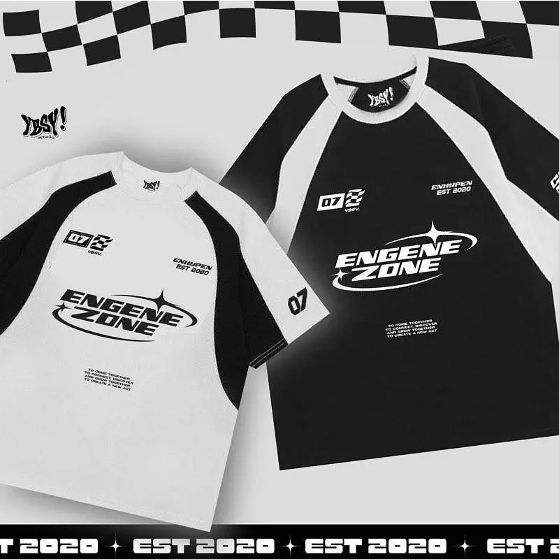(S-6XL) Hot Sell Oversized T-Shirts 3d Letter Print Male Clothing American Style Street Short Sleeves Tops Summer Sweatshirts Casual Tees (Oufisun 5 Day Delivery）