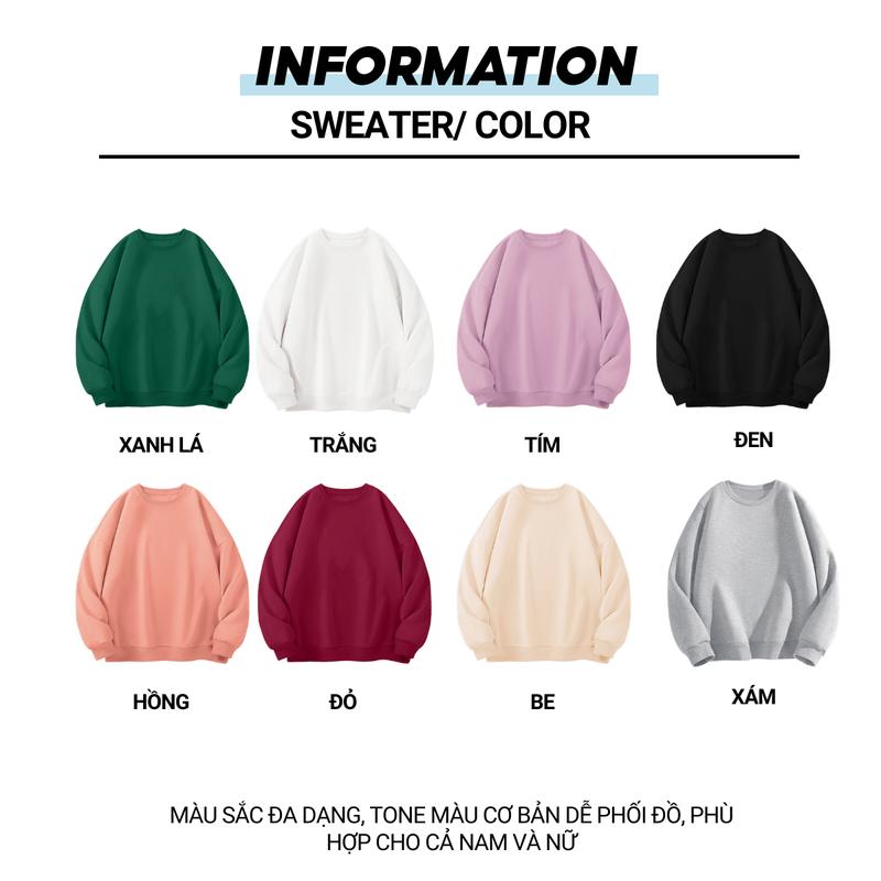 Product Introduction of Áo Sweater THÊU Hoa Vàng Nam Nữ By PEABOO Unisex Chất Nỉ Lót Bông Form Rộng 6