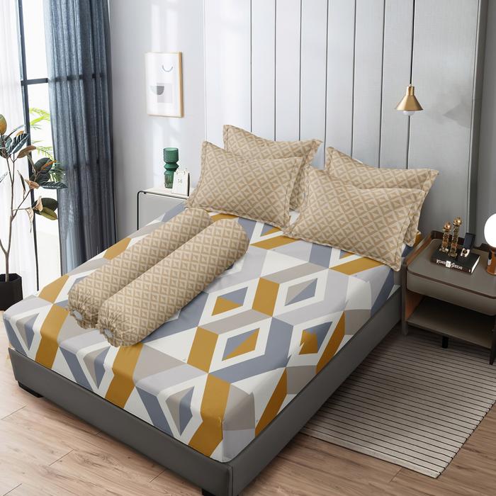 Gambar Vallery Quincy - Sprei King 180x200x30 Bantal 4 - New Motif - Lyra dari Lady Rose Sprei Kab. Bandung 3 Tokopedia