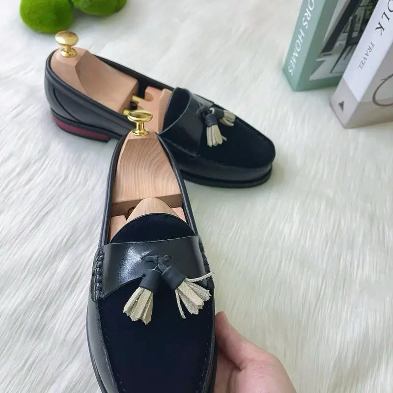 [Mã T11] Giày dio da bò Nappa nhập khẩu cao cấp Shoes Nam Đế Bằng 3