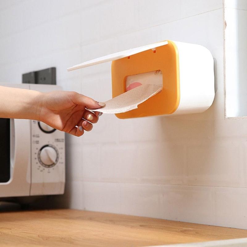 Product Introduction of Portable Plastic Dual-purpose Tissue Box Extractive Large Capacity Wet Wipes Dispenser Dustproof Seat Type/Wall Mounted Napkin Paper Case Car 11