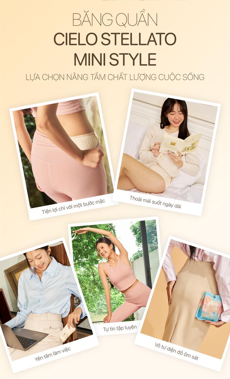 Product Introduction of Combo 20 Băng Quần Vô hình Cielo Stellato siêu mỏng, chống tràn 360 9