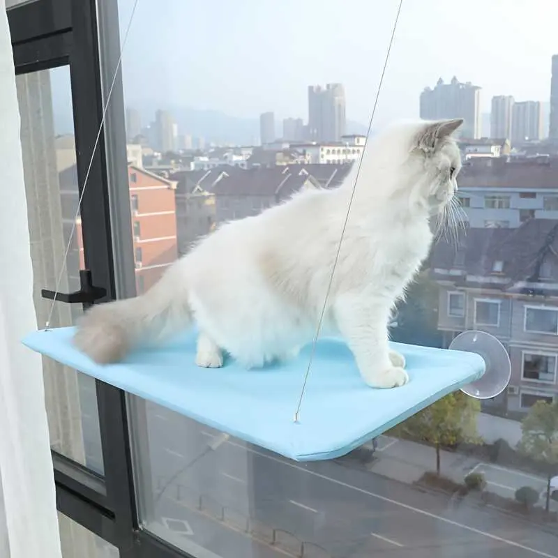 20KG Cet Hammock Hanging Bearing Comforttable Cat Sunny Window Seat Mount Kitten Climbing Frame Pet Accessories