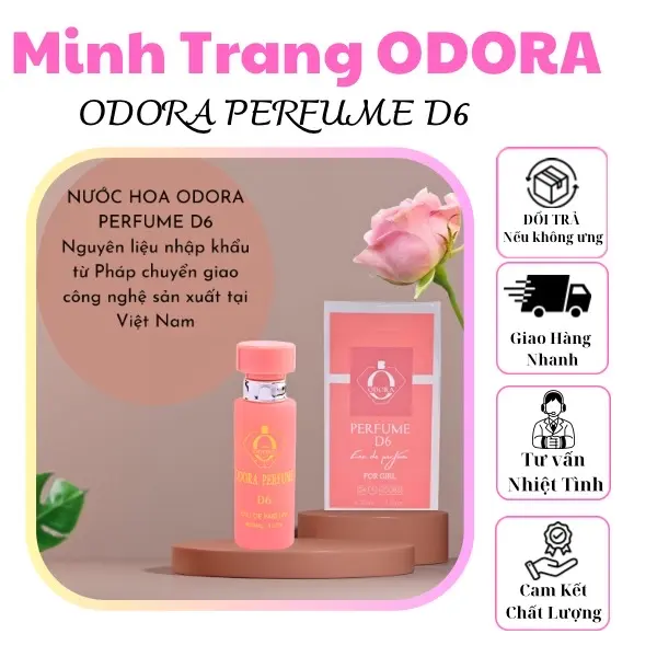 [NH06] Nước hoa ODORA PERFUME D6 30ml- Minh Trang99 Store 0