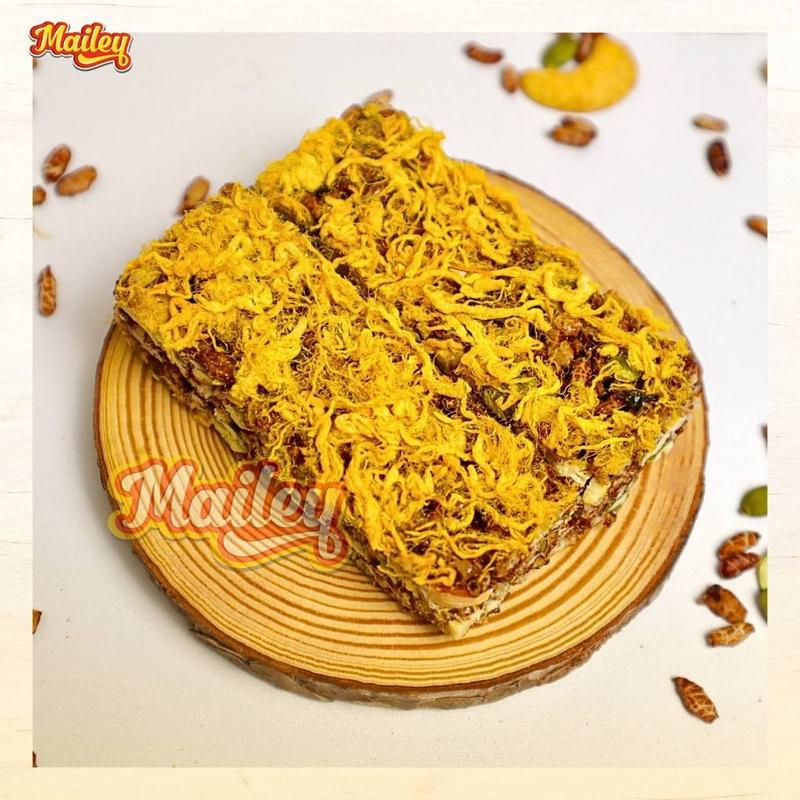 Thanh gạo lứt ăn Healthy Mailey Túi 10 Thanh vị chà bông, rong biển mix hạt, thành phần tự nhiên, không chất bảo quản 7