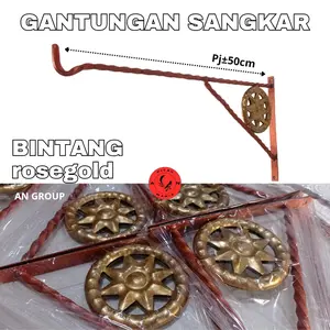 Gantungan Sangkar Burung Motif Bintang (isi 1pcs)
