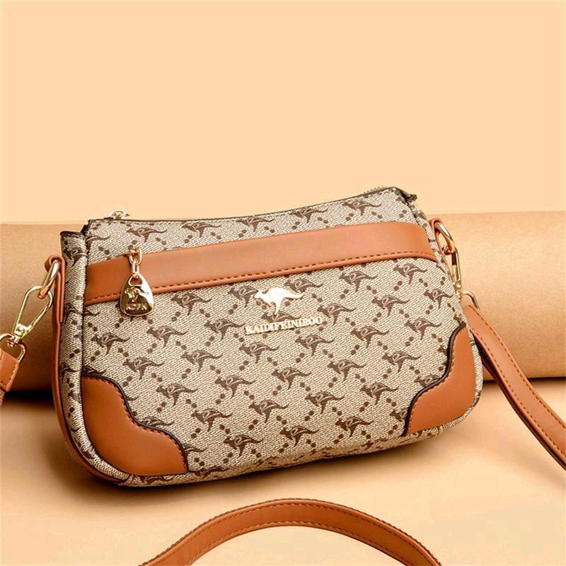 Tas Wanita Antik Kulit PU Simple Tas Wanita Selempang Bahu Desainer Mewah Kualitas Tinggi hitam 2