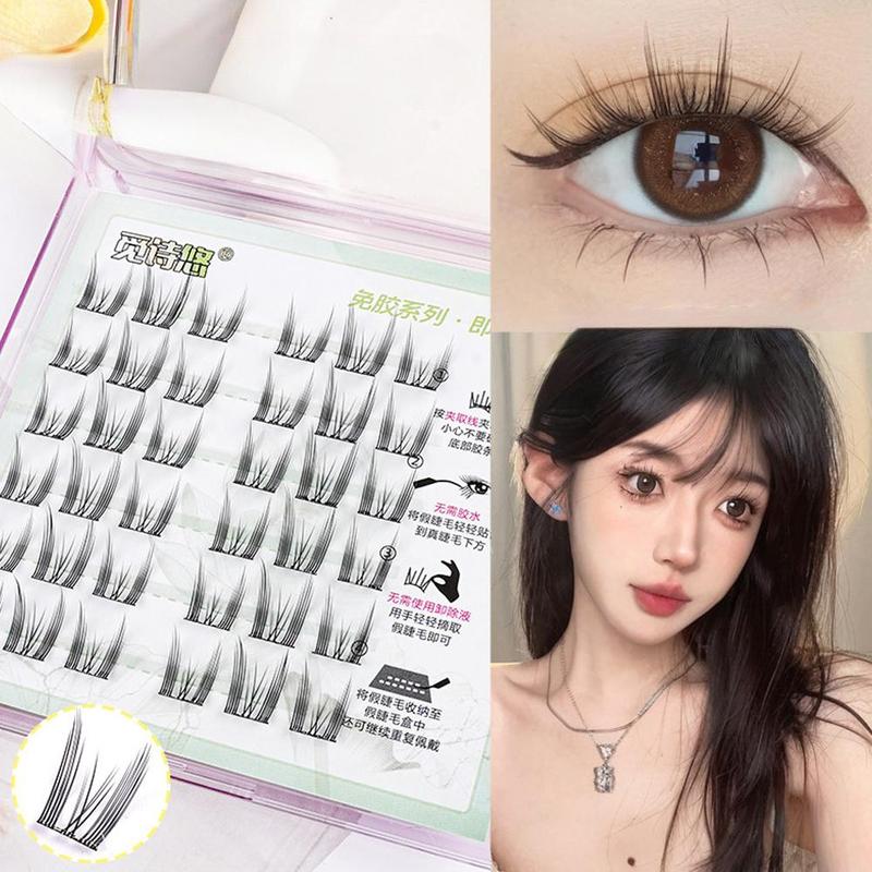 Product Introduction of 【No Need Glue!】glue-free Eyelashes Extension Self-Adhesive Reusable Softer Lashes False Eyelashes Makeup 35