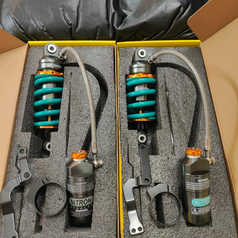 {Full phụ kiện} Phuộc sau Ni.tron Bình dầu Tăng vàng gắn các đời Exciter 2010 ex135 ex150 Winner V1 V3 Sonic Phụ Tùng