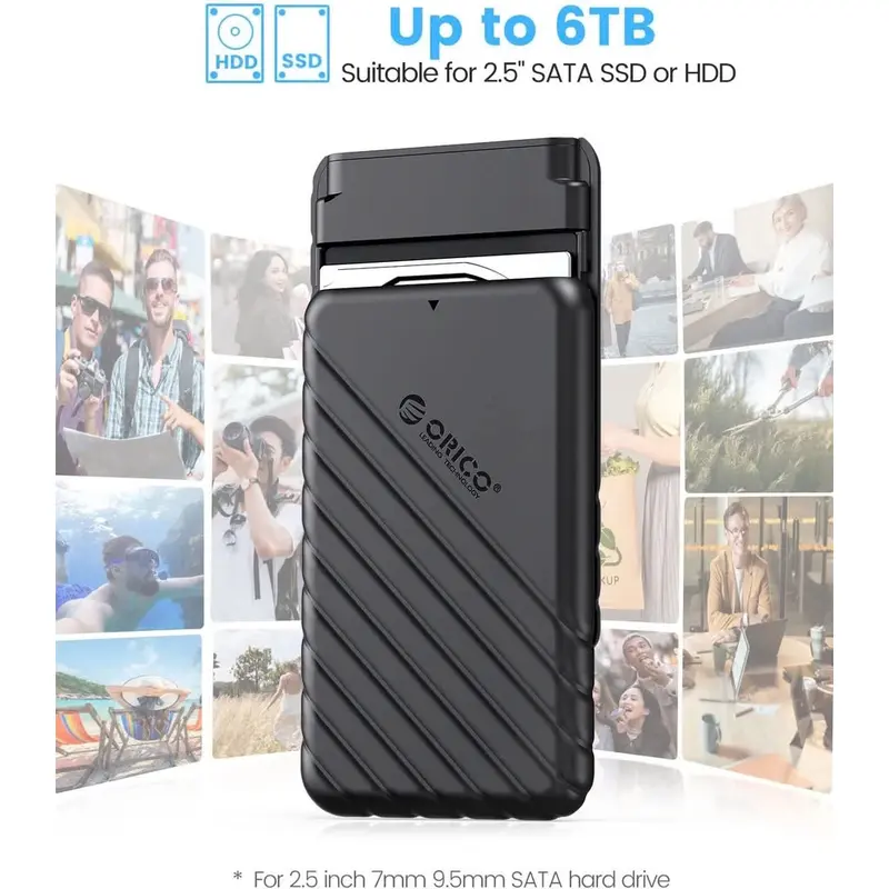 Box Ổ Cứng di động hdd ssd 2.5 inch Hard Drive Enclosure USB 3.0 - Bảo Hành 12 Tháng 4
