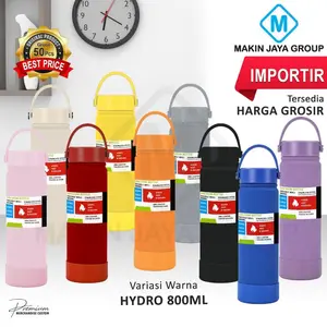 Tumbler Stainless Steel HYDRO 800ML - Botol Minum Vacuum Flask Termos Panas Dingin Double Wall