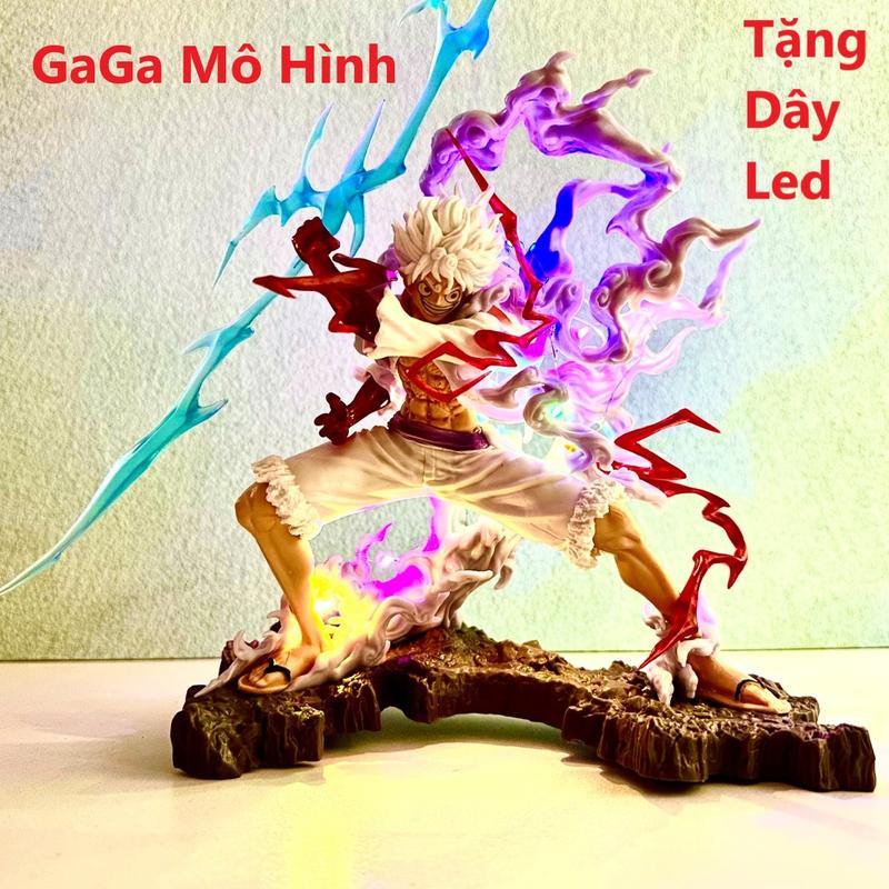 Mô Hình Onepiece Luffy Gear 5 Cầm Sét Kèm Đảo Có Led Siêu Sáng - GaGaMoHinh Toy Đồ Chơi