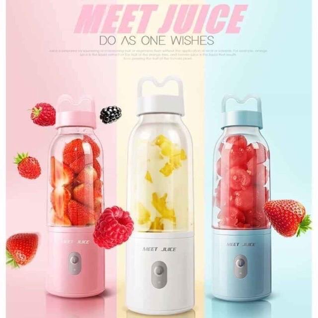 MÁY XAY SINH TỐ CẦM TAY MEET JUICE CỰC HOT Vắt Cam