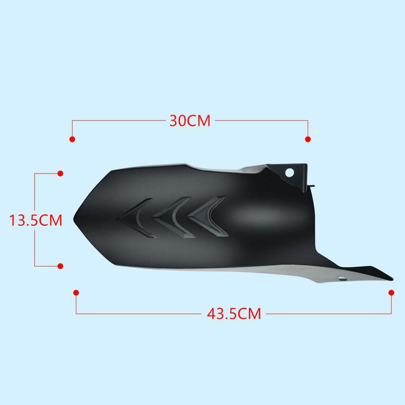 Product Introduction of Mudguard For Click Black Motorcycle Mudguard Reliability Performance Weather Protection Mud Protection For Click 0