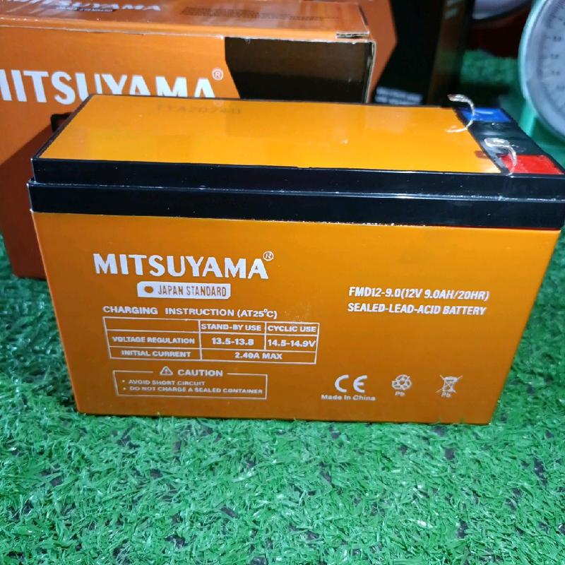 Ăc Qui Cao Cấp Mitsuyama  12V - 9AH Phun Đến 30 Bình Siêu Mạnh Sử Dụng Cho Bình Xịt 1 Bơm Trọng Lượng 2.3kg [Có Hộp Giấy + Sốp Đựng Ăc Qui Khi Giao Hàng] 6