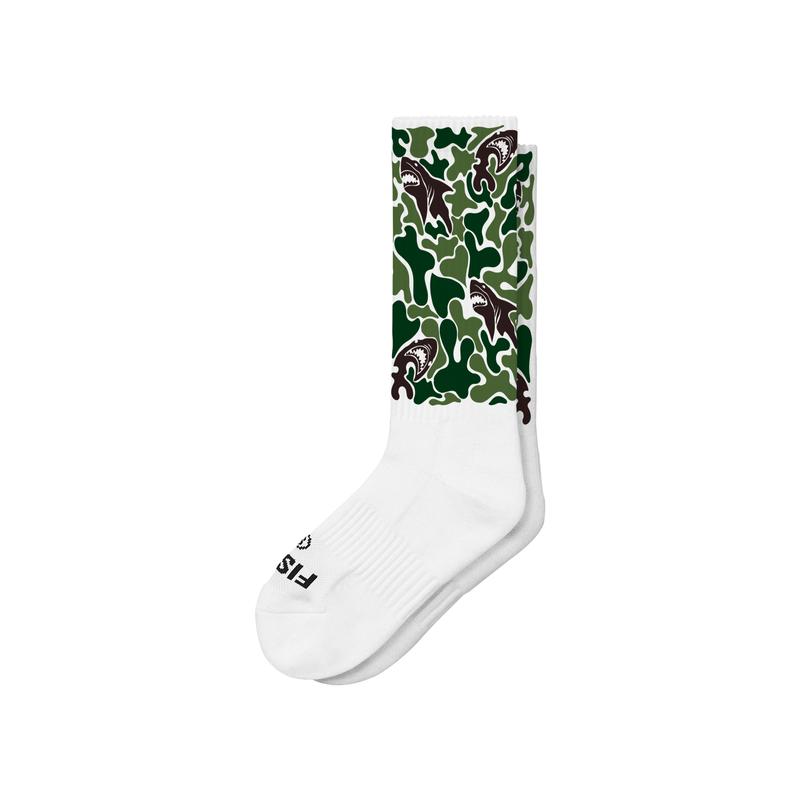 CAMO JUNGLE SOCKS - Premium Art Socks - Dày Dặn - Vớ Tất In Họa Tiết Độc Quyền - Chất Liệu Cao Cấp - Unisex đủ size cả Nam & Nữ - Cao Đến Giữa Bắp Chân - Đảm Bảo Cực Kì Êm Ái, Thoáng Mát, Bền Bỉ 0