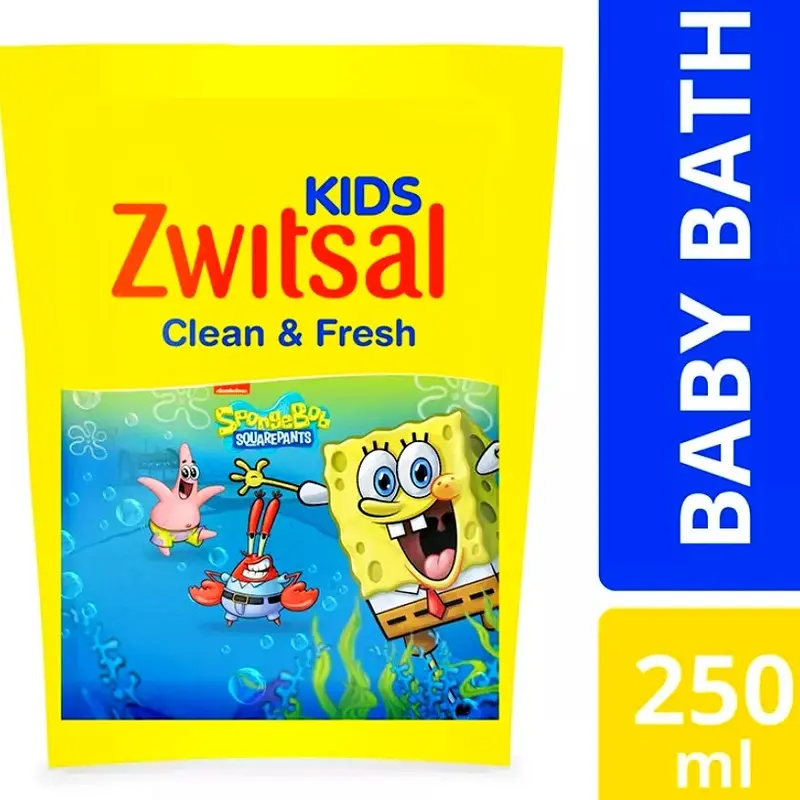 ZWITSAL Kids Bubble Bath Clean & Fresh / 2-in-1 Hair & Body Wash Natural & Nourishing Care 280ml 280 ml Refill 250ml shampoo 180ml Pump - Sabun Bayi 4