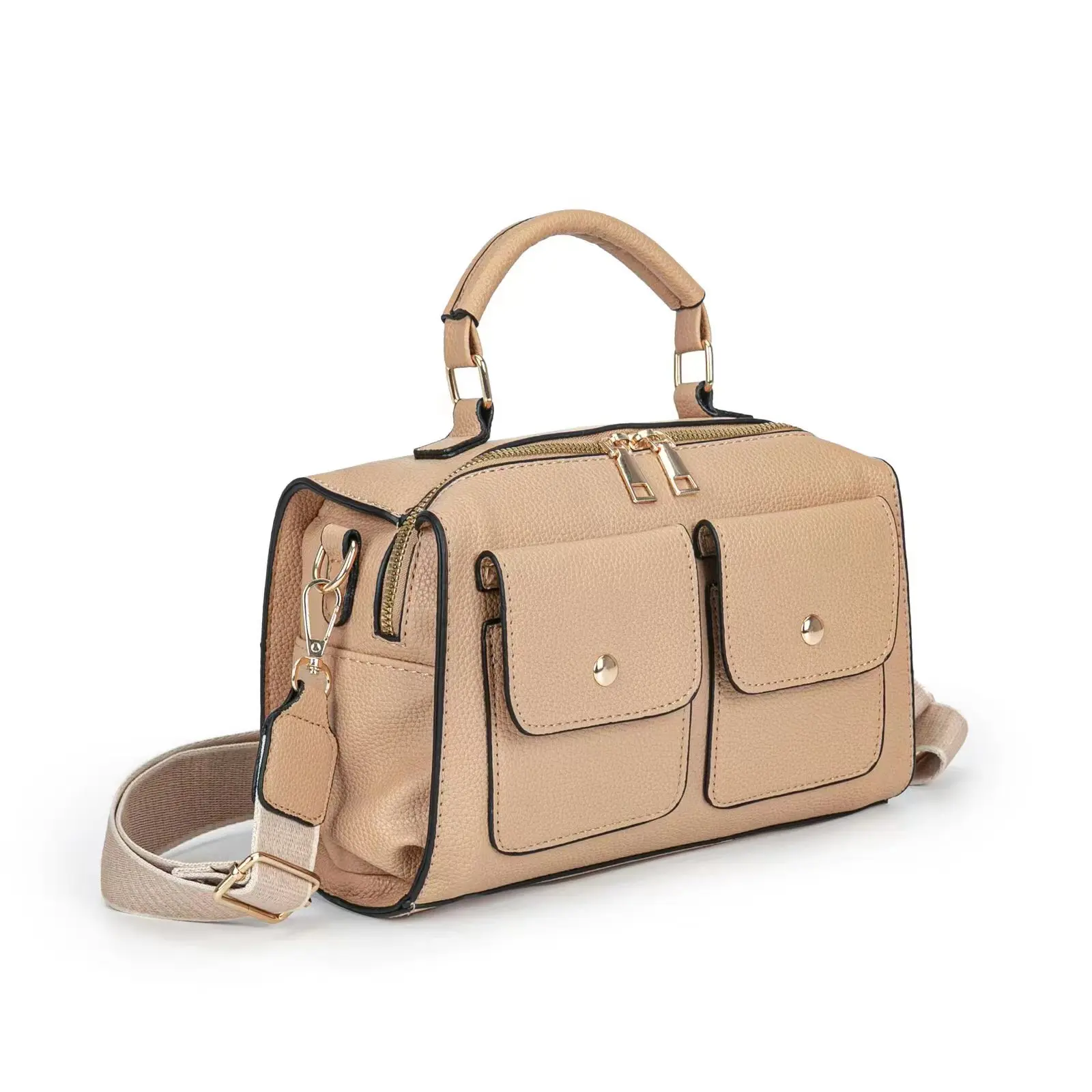 Evarose New Womens 2 Front pockect Fashion Hand Bag Sling Bag