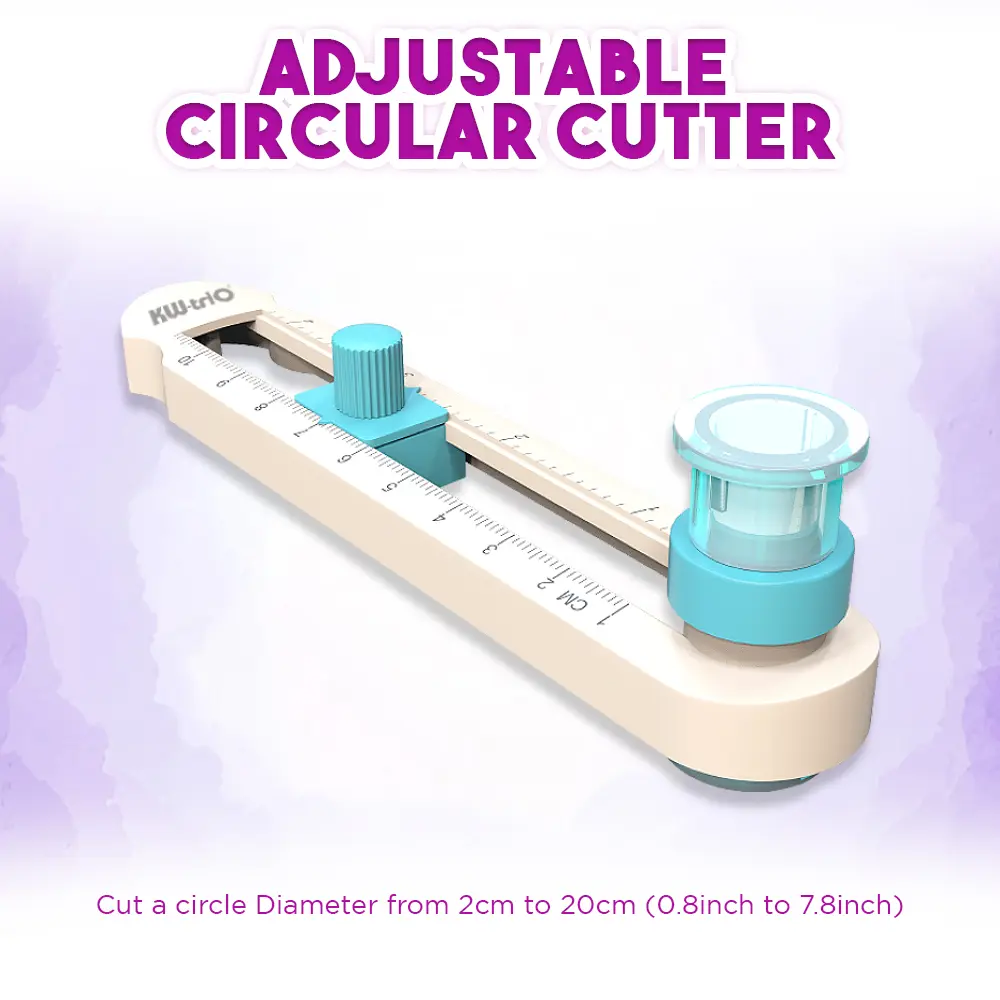 Adjustable Circle Cutter for button pin 2cm-20cm