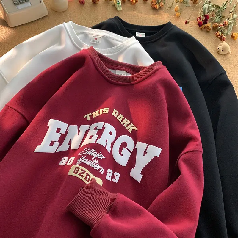 Áo Nỉ Sweater Form Rộng Nam Nữ Unisex ENEGRY Tay Dài Menswear