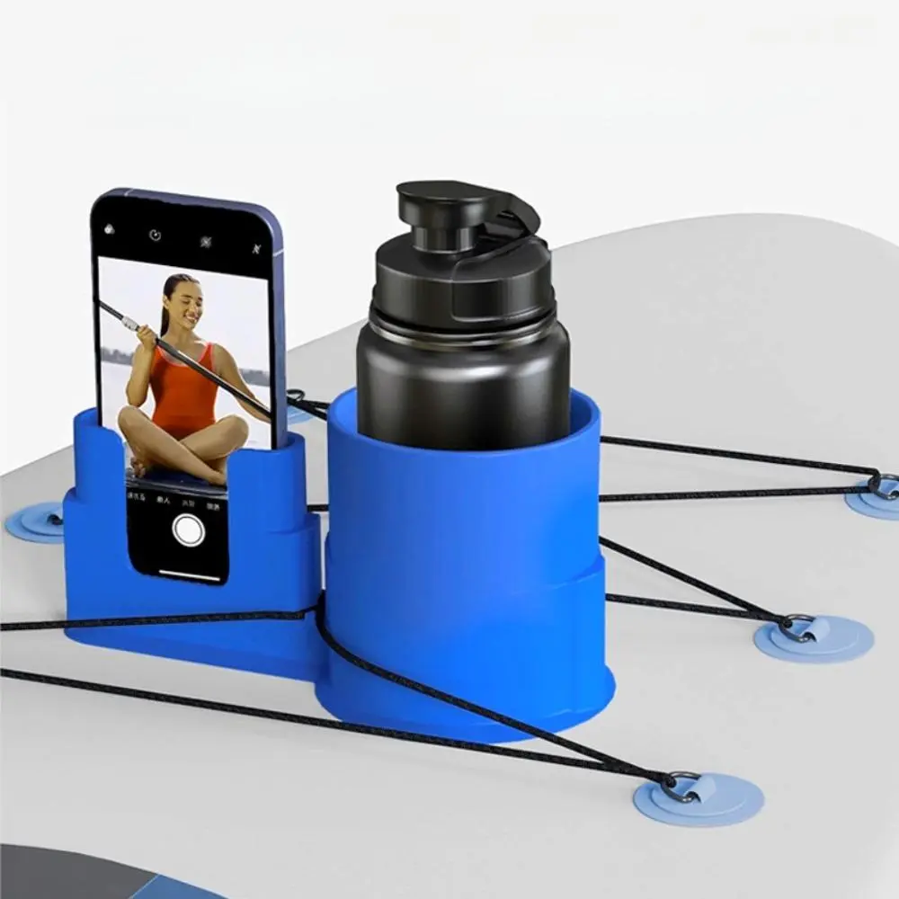 Waterproof Stand Up Paddleboard Cup & Phone Holder, Anti-slip Mount for Kayak & Fishing, Secure in Rapids, Adventure Must-have Equipment