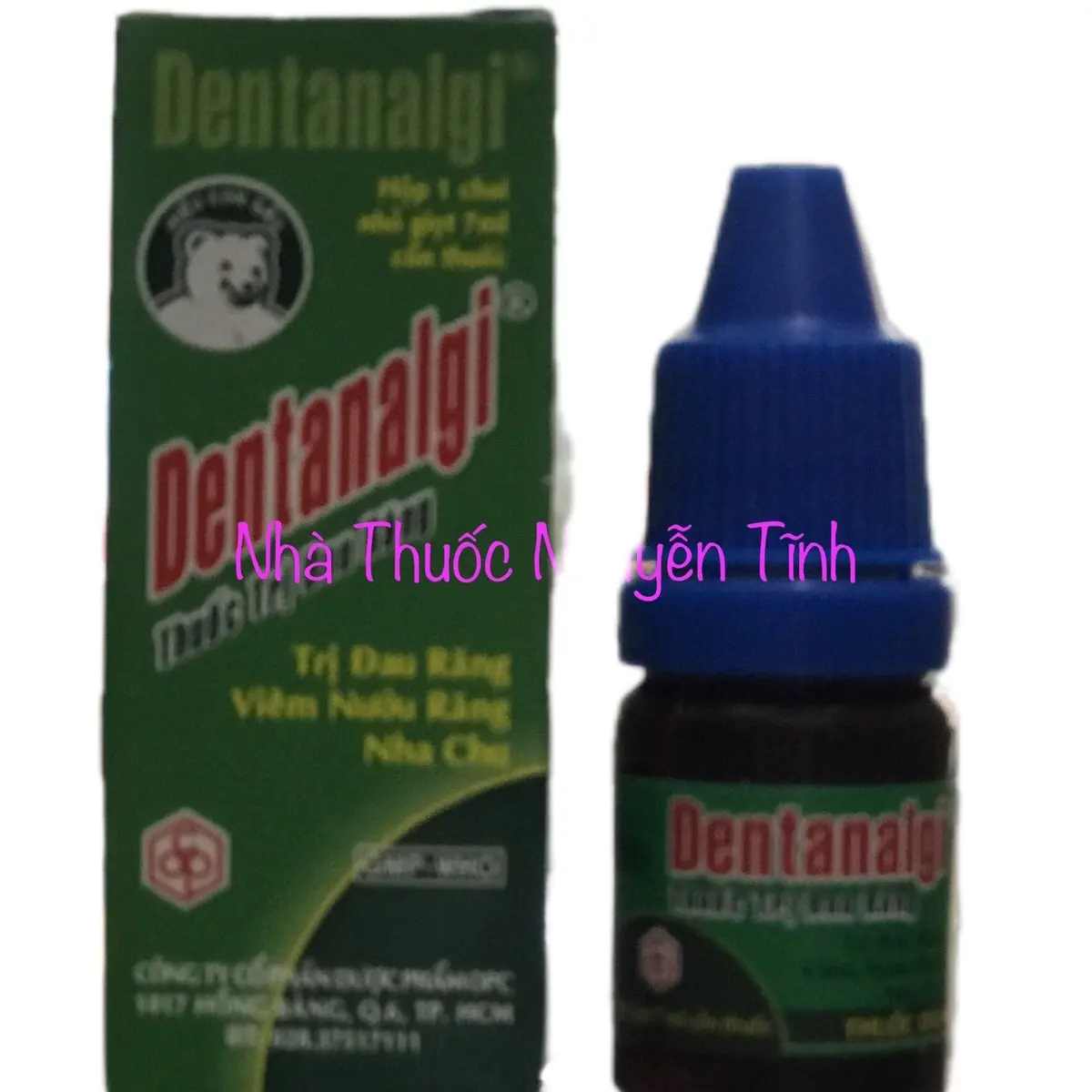 Dung dịch Dentanagi7ml dùng chấm răng, pha nước súc miệng đaurăng,viêmrăng