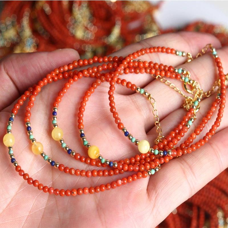 Product Introduction of Factory Direct Supply Natural Stone Niche Bracelet Female Autumn and Winter New Popular Internet Celebrity Fashionable Temperamental All-Match High Sense 2