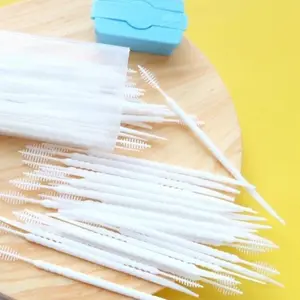 TC Tusuk Gigi Behel Plastik / Tooth Picks Dental Floss Pembersih Sikat Sela Sela Gigi Ortho Kawat Gigi Bracket / Interdental Brush Tooth Teeth / Penghilang Pembersih Plak Gigi R1256