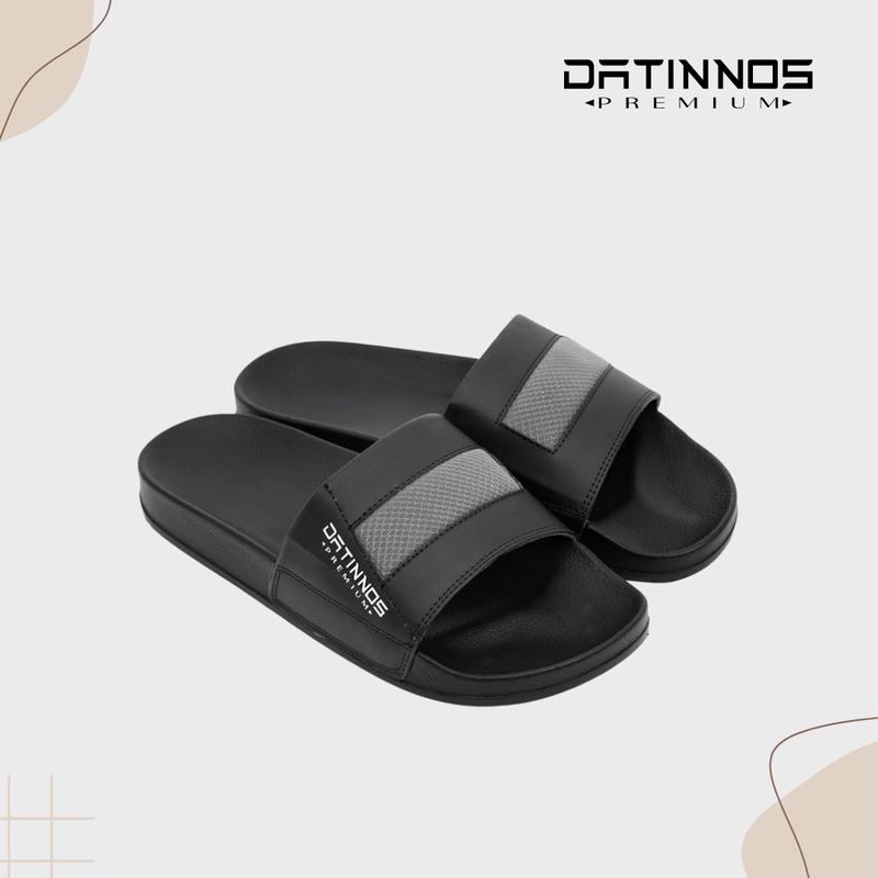 Product Introduction of Dép Quai Ngang DATINNOS Nam Nữ Thời Trang Đế Đen Quai Đen DATINNOS DT15 - FULLBOX Và Bảo Hành dép Lê Slipper Đế Bằng Dép Quai Ngang 1
