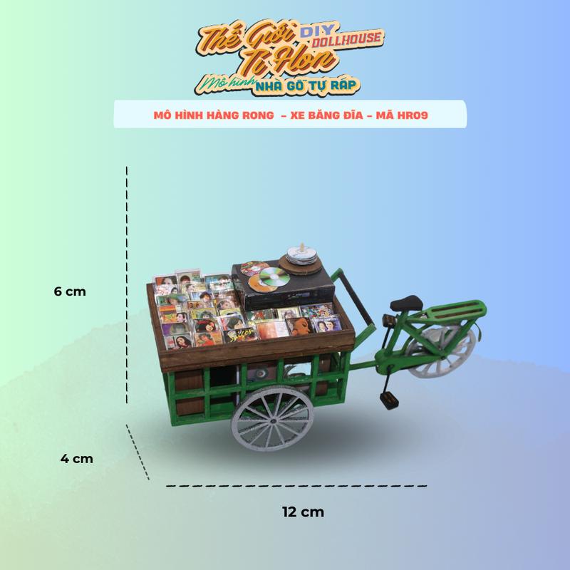 Mô Hình Tự Lắp Ráp - Xe Bán Đĩa Dạo - HR09 1