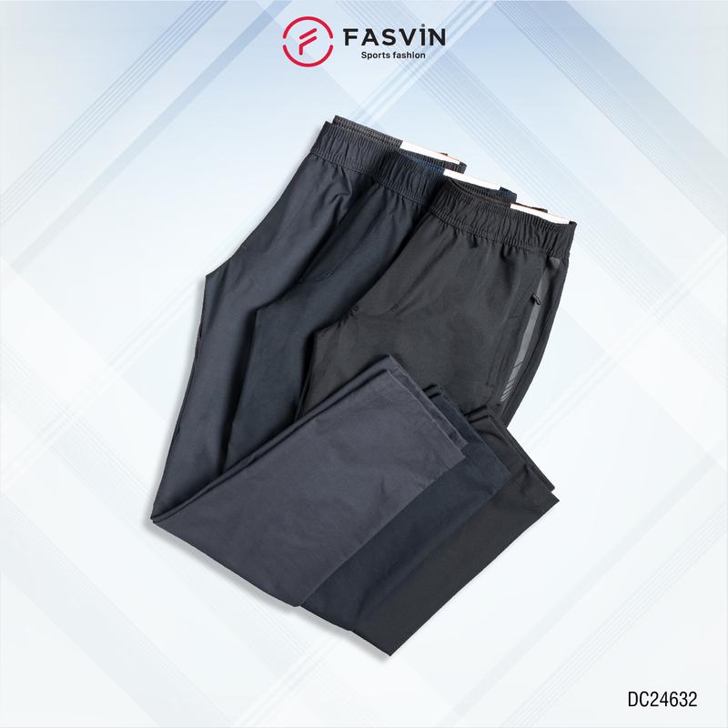 Quần Gió Thể Thao Nam FASVIN vải đẹp ống suông có khóa túi tiện dụng đi chơi hay mặc nhà DC24632 Pants Menswear  Ong