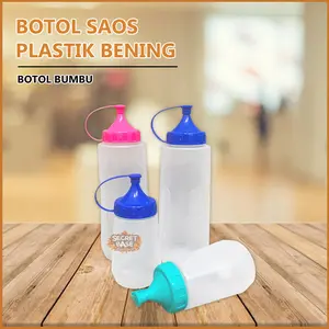 [COD] BOTOL KECAP - Botol Saos Plastik / Botol Saus Estetik / Tempat Sambal Kitchenware