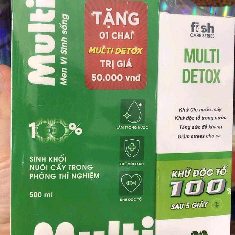 Vi sinh Mulitibio làm trong nước cho cá khỏe - Sản phẩm chăm sóc cá cảnh 4