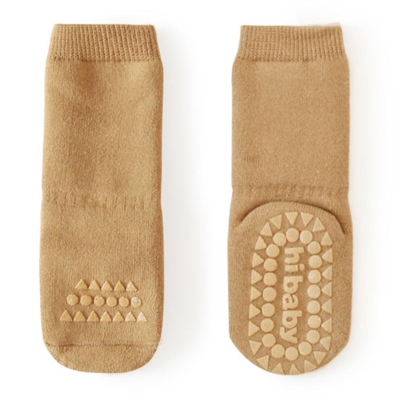 Product Introduction of d973 Autumn Winter Baby No-Slip Socks Cotton Thicken Socks Walking Anti-skid Socks 0