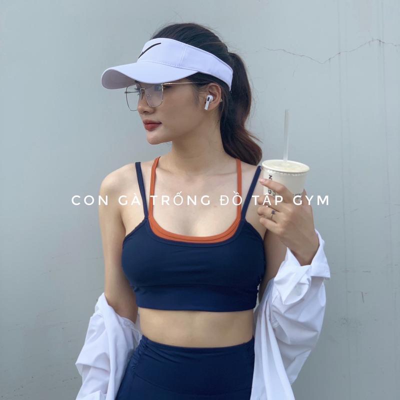 Bộ Đồ Tập Gym, Yoga Lửng phối viền 1