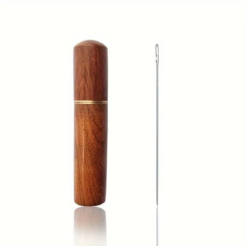 Wooden Toothpick Holder, 1 Count Portable Mini Toothpick Case, Toothpick Storage Box without Toothpicks, Toothpick Holder for Kitchen and Restaurant, Ideal Gift 3